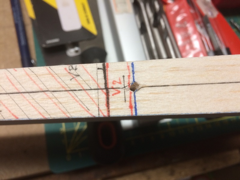 161centered drill hole on rudder.jpg