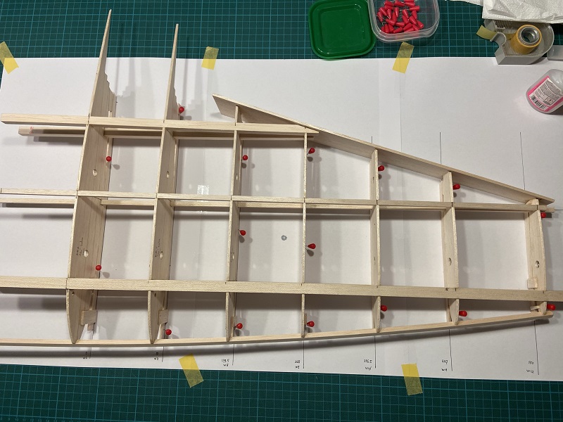 179 basic build of left wing part finished.JPG