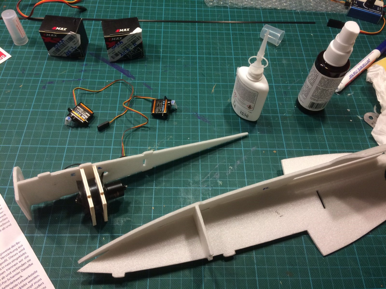 start glueing fuselage PZL TS.11 Iskra.jpg