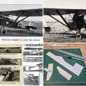 Westland Widgeon - Modela CO2