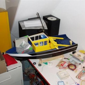 tijdens de bouw