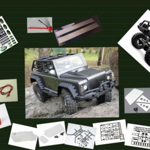 Jeep Defender scx10 storyboard
