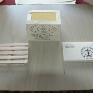 De drie onderdelen van een palletbox