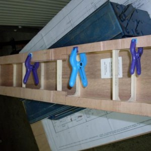 spanten en beplanking al geplaatst