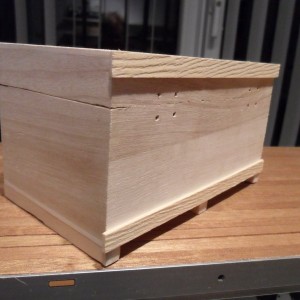 Aanbrengen van houte latjes 8 x 1,8mm