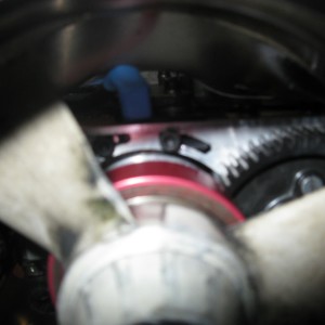 Slecht te zien, montage magneetrotor en sensor
