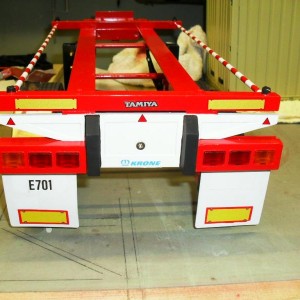 Verbouwde flatbed achterbumper