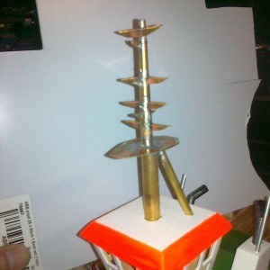 Mast ruwbouw klaar