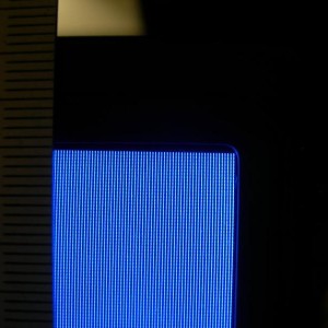 Pixels tellen op een 7" monitor.