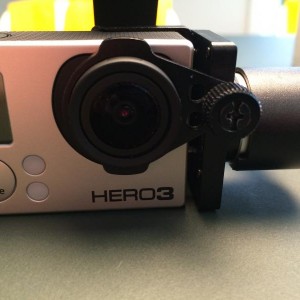 Gopro gemonteerd op Stella
