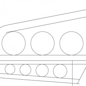 Calmato stabilo uit plank balsa