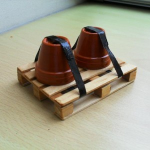 Pallet tuinpotten