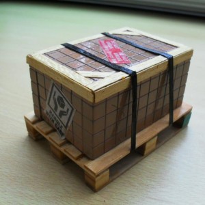 Pallet straatklinkers donkerbruin