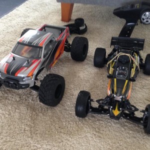 naast de oude Rock Racer (brushed)