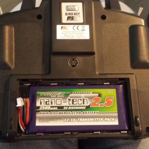 Zender modificatie 2500 mah Lipo