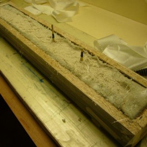 fuse 15 backed with glass and poraver