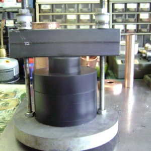 Ketel in aanbouw
