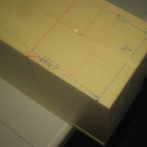 Firewall schuin afsnijden