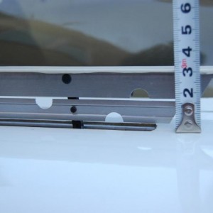 remklep uit, hoog 3 cm