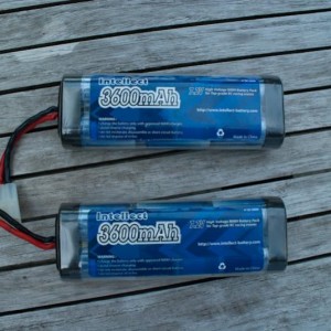 2x Intellect 3600 mAh   7.2 V NiMH accu’s