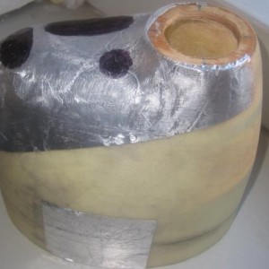 Experiment met bekleden motorkap