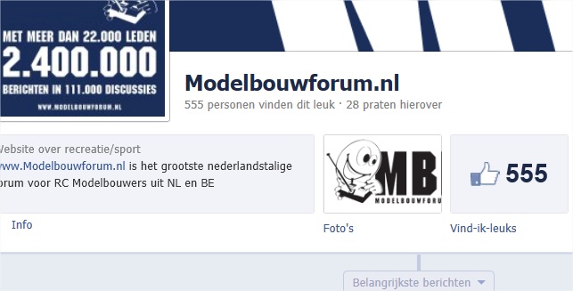 555 likes op facebook
