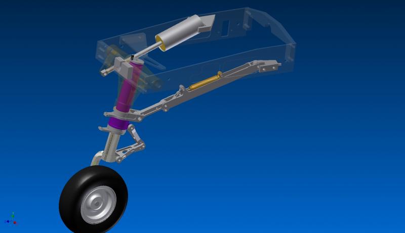 Assembly nose gear