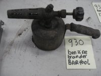Benzine brander