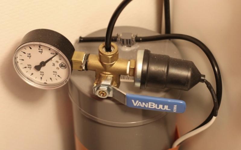Detail vacuumtank