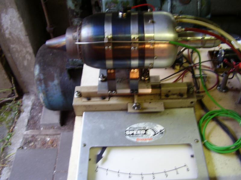 deze KJ 66 turbines draaien nu uitstekend met 8 kg stuwdr.
 ik denk er nu over om een toestel gaan te bouwen hiervoor
 dan word het pas echt !