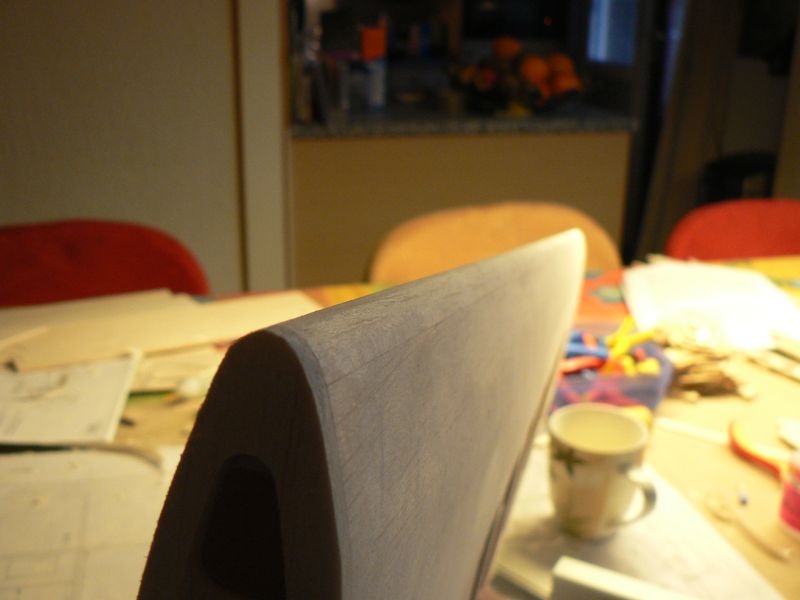 En de leading edge mooi geschuurd