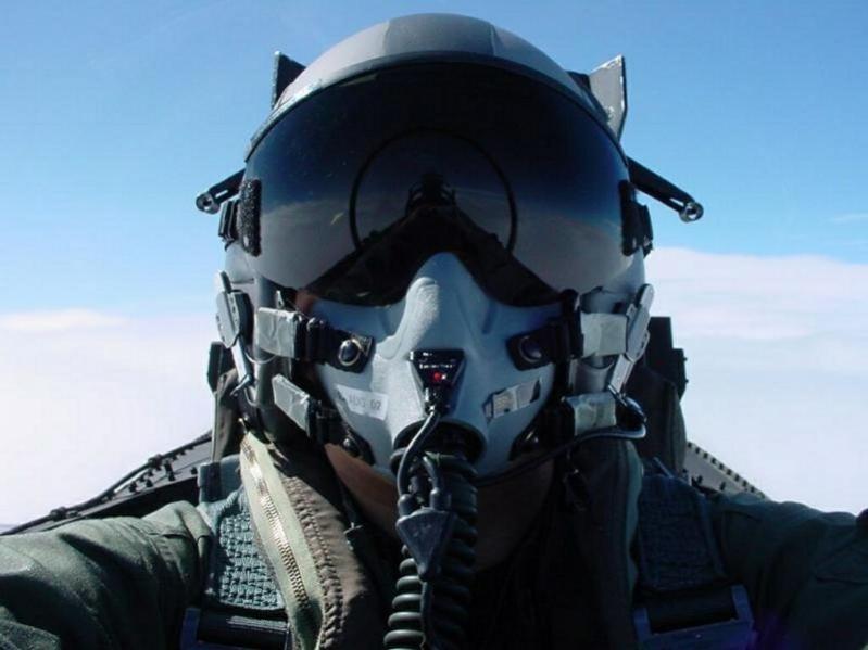 fighter pilot helmet