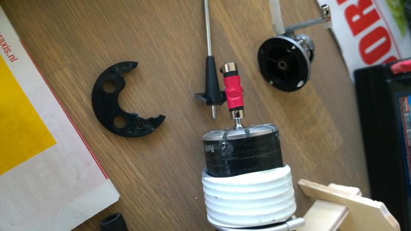 Gebroken motorsteun