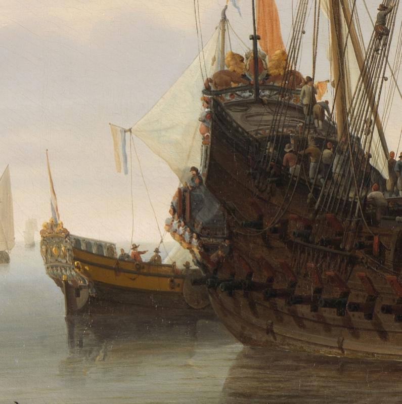Hollandse schepen op een kalme zee   groot   kopie (796x800)