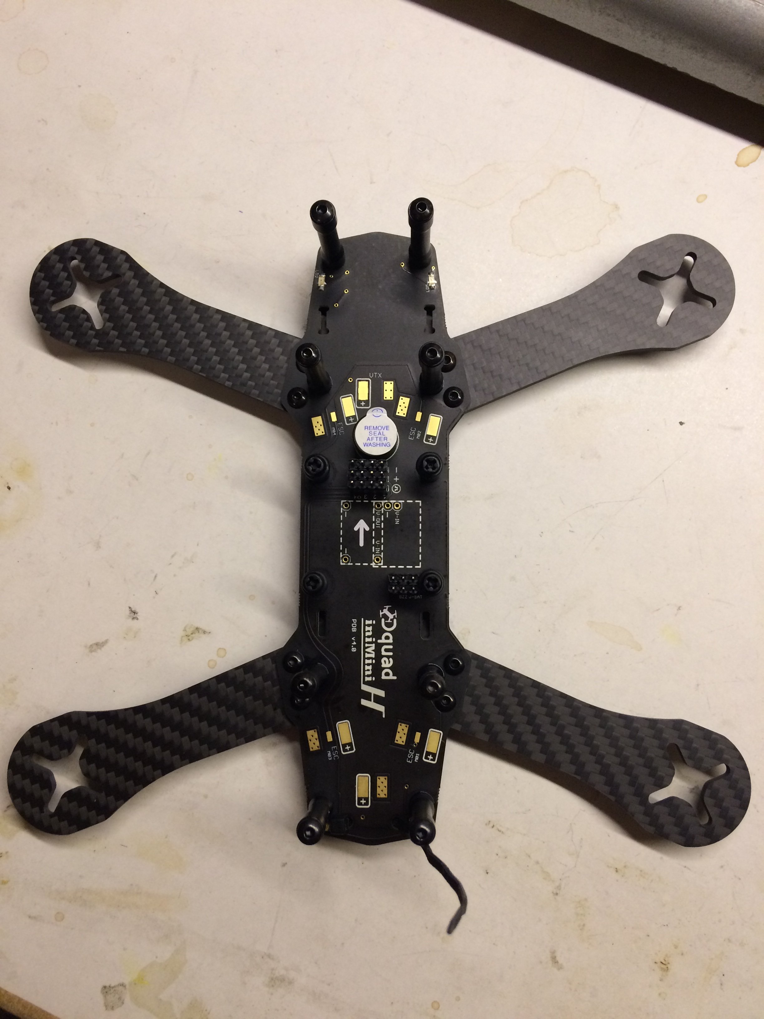 IMG_0043Dquad iniMini-H quad5" v2 Frame