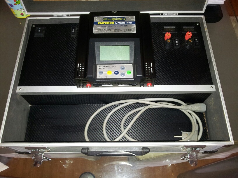 lader in laadkoffer