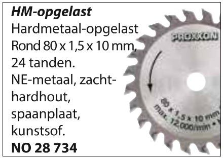 Proxxon zaagblad 24T