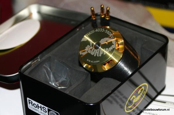 Scorpion in verpakking