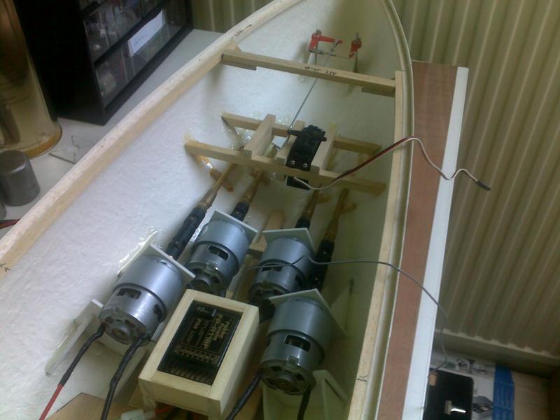 servo gemonteerd