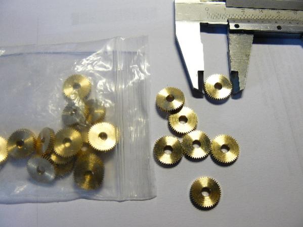 tandwielen M0,3 overzicht