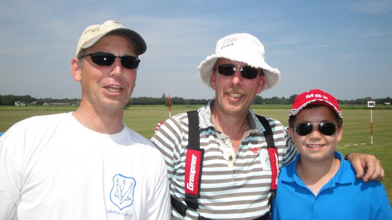 top piloten en Wim.