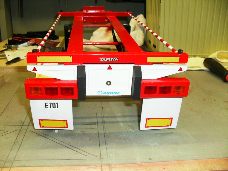 Verbouwde flatbed achterbumper