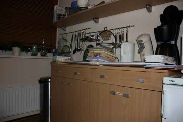 vleugel in keuken