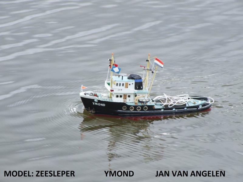 ZEE SLEPER  YMOND CASCO UIT EEN BLOK HOUT