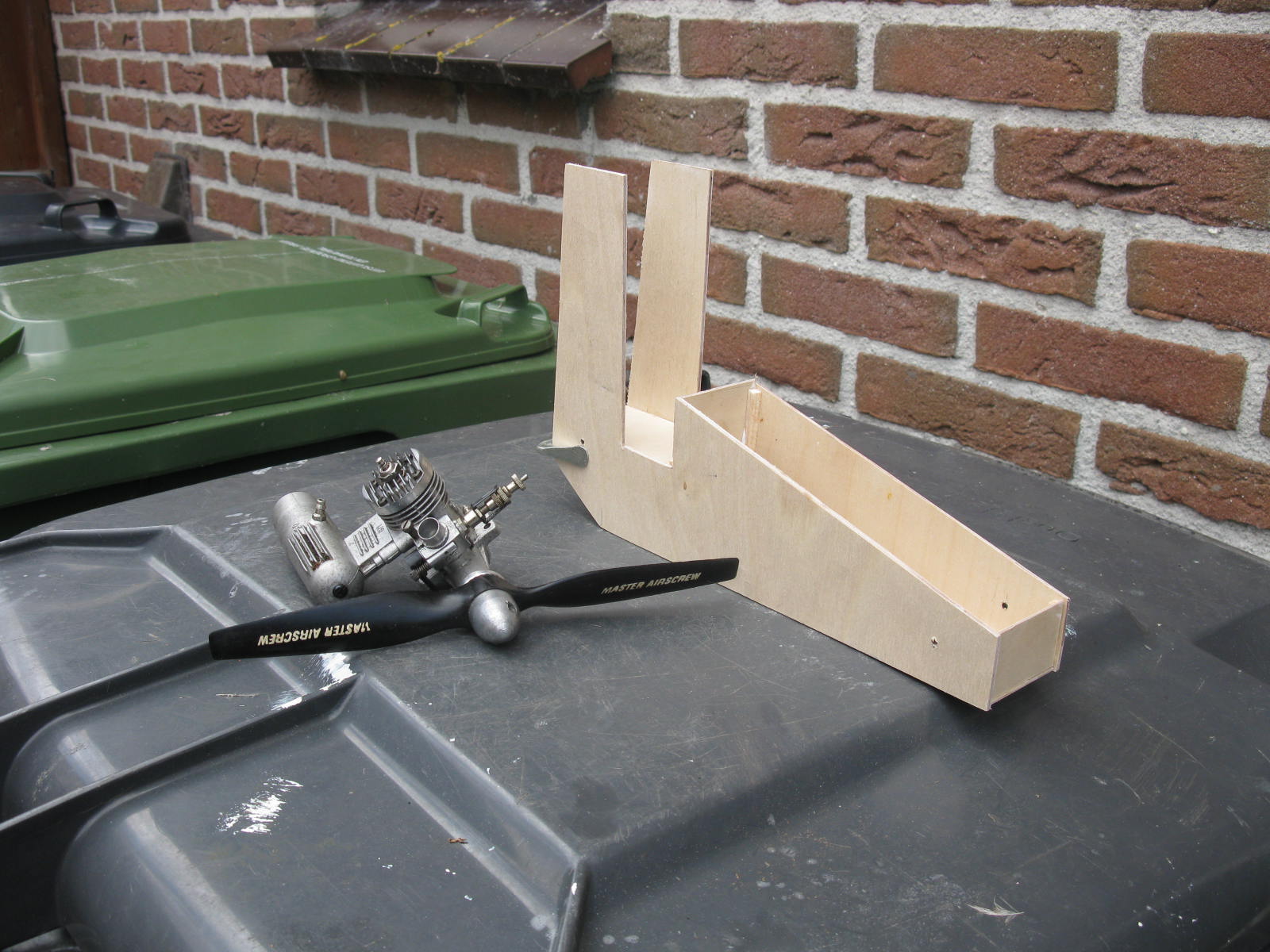 Zeepkist met motor