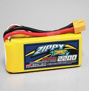 Zippy accu 2200mAh 3S 25C